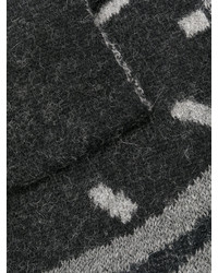Écharpe en laine noire Stephan Schneider