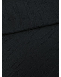 Écharpe en laine noire Emporio Armani