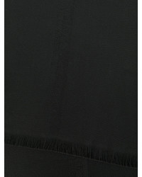 Écharpe en laine noire Emporio Armani