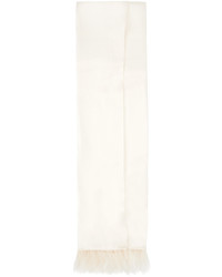 Écharpe en soie blanche Magliano
