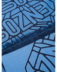 Écharpe en soie bleue Kenzo