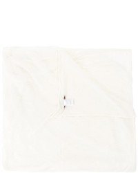 Écharpe en soie en tricot blanche