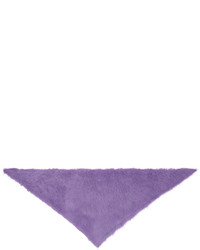 Écharpe en soie en tricot violet clair
