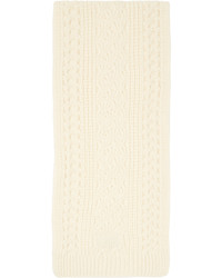 Écharpe en tricot blanche Kenzo