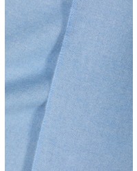 Écharpe en tricot bleu clair VERSACE JEANS COUTURE