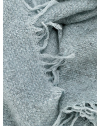 Écharpe en tricot bleu clair Faliero Sarti