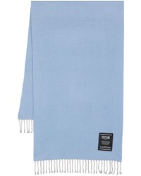 Écharpe en tricot bleu clair VERSACE JEANS COUTURE