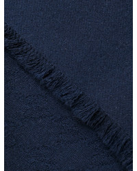 Écharpe en tricot bleu marine Gucci