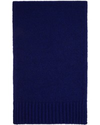 Écharpe en tricot bleu marine Doppiaa