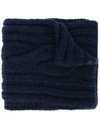 Écharpe en tricot bleu marine Maison Margiela