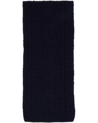 Écharpe en tricot bleu marine Kenzo