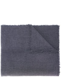Écharpe en tricot gris foncé Faliero Sarti