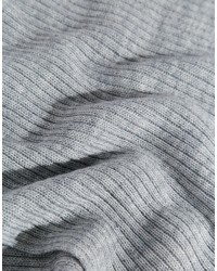 Écharpe en tricot grise Monki