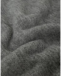 Écharpe en tricot grise Asos