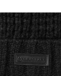 Écharpe en tricot noire Belstaff