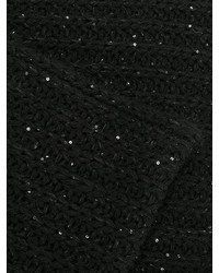 Écharpe en tricot noire Nude