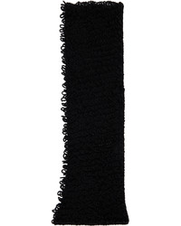 Écharpe en tricot noire Ernest W. Baker