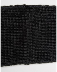 Écharpe en tricot noire Asos