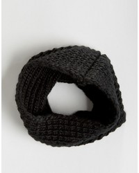 Écharpe en tricot noire Asos