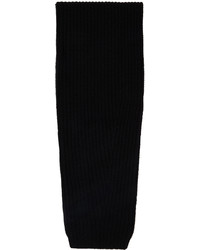 Écharpe en tricot noire Lisa Yang