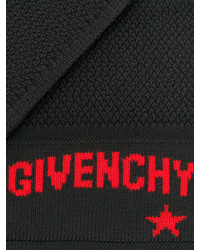Écharpe en tricot noire Givenchy