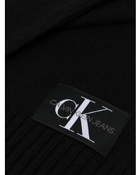 Écharpe en tricot noire Calvin Klein Jeans