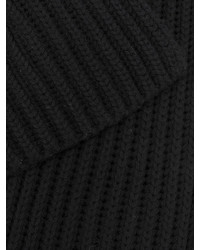 Écharpe en tricot noire Neil Barrett