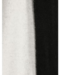 Écharpe en tricot noire Moschino