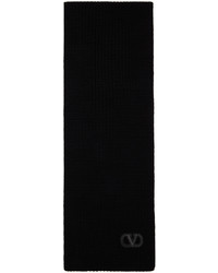 Écharpe en tricot noire Valentino Garavani