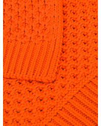 Écharpe en tricot orange Calvin Klein