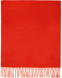 Écharpe en tricot rouge Acne Studios