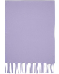 Écharpe en tricot violet clair Acne Studios