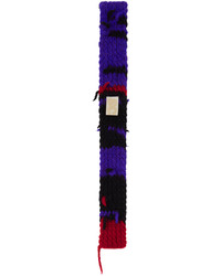 Écharpe en tricot violette SC103