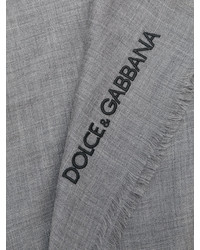 Écharpe grise Dolce & Gabbana