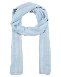 Écharpe imprimée bleu clair Becksöndergaard