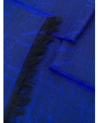 Écharpe imprimée bleue Armani Jeans