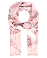 Écharpe imprimée cachemire rose Furla
