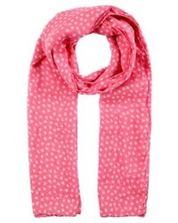 Écharpe imprimée fuchsia Becksöndergaard