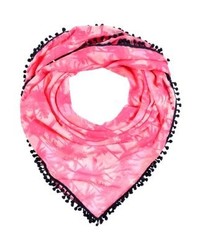 Écharpe imprimée fuchsia Superdry