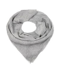 Écharpe imprimée grise Hugo Boss