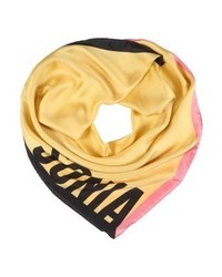 Écharpe imprimée jaune Sonia Rykiel