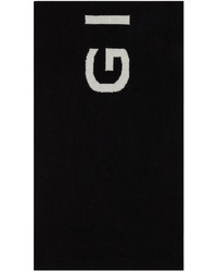 Écharpe imprimée noire et blanche Givenchy