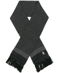 Écharpe imprimée noire Dolce & Gabbana