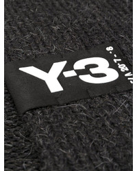 Écharpe imprimée noire Y-3