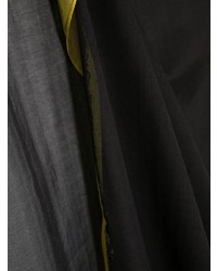 Écharpe imprimée noire Moschino