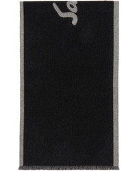 Écharpe imprimée noire Salvatore Ferragamo