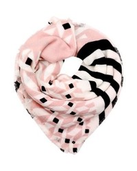 Écharpe imprimée rose Esprit
