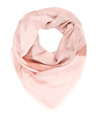Écharpe imprimée rose Furla