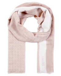 Écharpe imprimée rose GUESS
