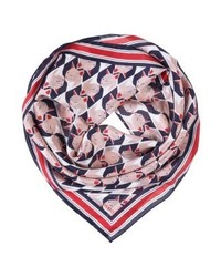 Écharpe imprimée rose Hugo Boss